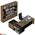 Modern Office Furniture Collection 3D model small image 1