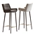 Naughtone Hush Barstool: Sleek and Stylish Seating 3D model small image 2