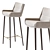 Naughtone Hush Barstool: Sleek and Stylish Seating 3D model small image 4