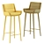 Naughtone Hush Barstool: Sleek and Stylish Seating 3D model small image 5