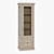 RIMAR Single Door Showcase with Drawers - Stylish Storage Solution 3D model small image 4