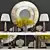 Elegant Home Decor Set 3D model small image 4