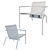 EGOE Axis Outdoor Chair 3D model small image 5