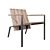 EGOE Axis Outdoor Chair 3D model small image 6