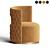 Theo Velvet Dining Chair 3D model small image 3