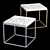 Elegant Nicolas Marble Side Table 3D model small image 1