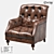 Elegant Leather Armchair: LoftDesign 35201 3D model small image 1