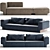Visionnaire Douglas Sofa: Luxury at its Finest 3D model small image 1