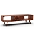 Modern Mango Wood Sideboard by Zara Home 3D model small image 2