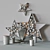 Twinkle Star New Year Decor 3D model small image 4