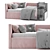 Elena Roveda Flex Bed: Sleek and Stylish Comfort 3D model small image 2