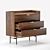 Botello Walnut Chest of Drawers - Stylish & Spacious 3D model small image 2