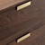 Botello Walnut Chest of Drawers - Stylish & Spacious 3D model small image 3