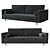 Contemporary Sven Sofa: Sleek Design, Superior Comfort 3D model small image 1