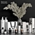 Modern Bathroom Accessories Set 3D model small image 1