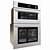 LG LWC3063ST Combi Wall Oven 3D model small image 3