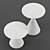 Elegant Sancal Pion Sidetables 3D model small image 2