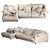 Belmont L Sofa: Sleek and Spacious 3D model small image 2