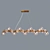 Maytoni Dallas Gold Pendant Light 3D model small image 3