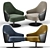 Reflex LUDWIG Armchair: Unmatched Comfort 3D model small image 2