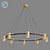 Elegant Unity Ceiling Lamp 3D model small image 3