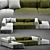 Modern Modular Sofa by Arflex 3D model small image 1