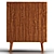 Zara Home Mango Wood Sideboard 3D model small image 1