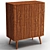 Zara Home Mango Wood Sideboard 3D model small image 2