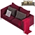 Elegant Andersen Sofa 3D model small image 1
