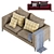 Elegant Andersen Sofa 3D model small image 2