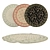 Versatile Round Carpets Set 3D model small image 1