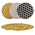 Versatile Round Carpet Set for Various Perspectives 3D model small image 1