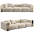 Luxurious Rugiano Luz Sofa 3D model small image 1