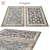 Vibrant Floral Rug - Ziyo0005 3D model small image 1