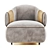 Trussardi Larzia Luxury Armchair 3D model small image 2