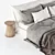 Luxury Linen Bedding Set - Enhanced Comfort 3D model small image 4