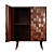 Zara Home Carved Wood Sideboard 3D model small image 3