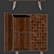 Zara Home Carved Wood Sideboard 3D model small image 4
