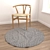 Variety Round Carpets Set 3D model small image 4