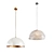 Modern Dome Pendant Light 3D model small image 3