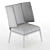 Elegant High-Back Armchair: File 3dsmax 2014 3D model small image 5