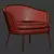 Luxury CARATOS Armchair: Maxalto's Finest 3D model small image 5