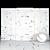 Elegant White Calacatta Tiles 3D model small image 3