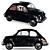 Vintage Fiat 500 Replica 3D model small image 2