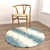 Versatile Round Carpets Set 3D model small image 4