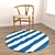 Round Carpets Set: Versatile and Realistic 3D model small image 4