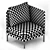 Elegance in Comfort: LA REDOUTE Armchair 3D model small image 3