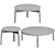 Passage Table Set: Modern and Sleek Design 3D model small image 2