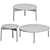 Passage Table Set: Modern and Sleek Design 3D model small image 3