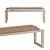 Versatile Teak Bench: Indoors & Outdoors 3D model small image 1